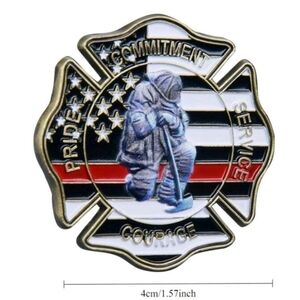 Firefighter Pride Commitment Service Coin